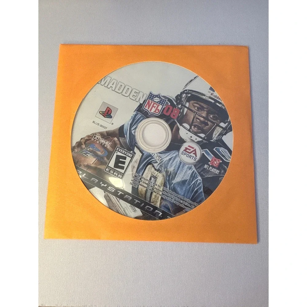 Madden NFL 08 Sony PlayStation 3 2007 EA Sports BLUS-30037 DISK ONLY - UNTESTED
